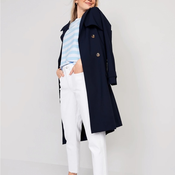 NWT OLD NAVY EveryWear Striped T-Shirt COLOR BLUE AND WHITE STRIPE - Picture 5 of 6